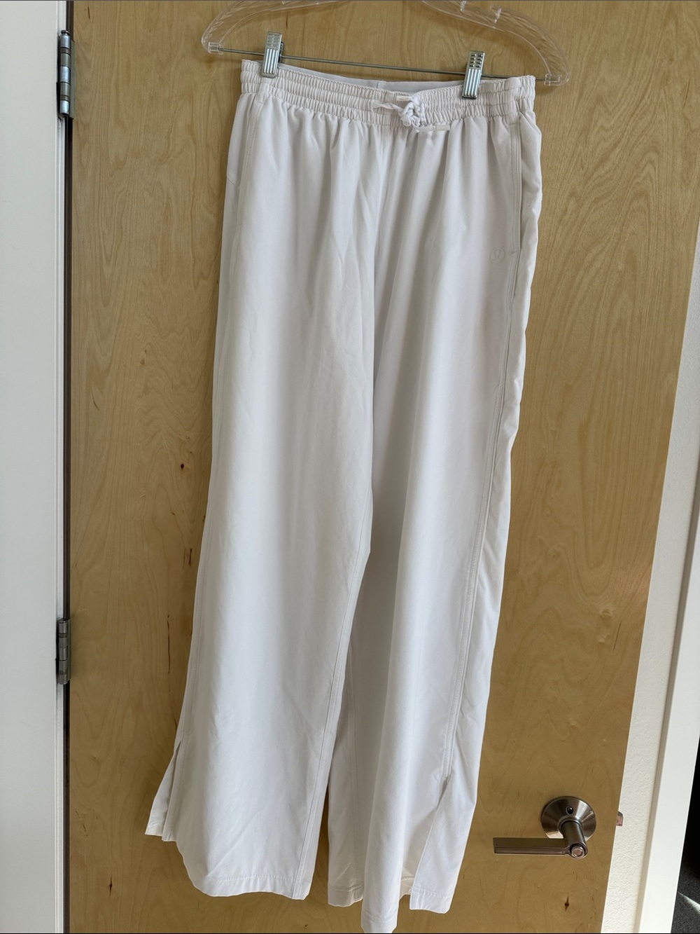 Lululemon Court Rival Wide-Leg Track Pant White Size 6